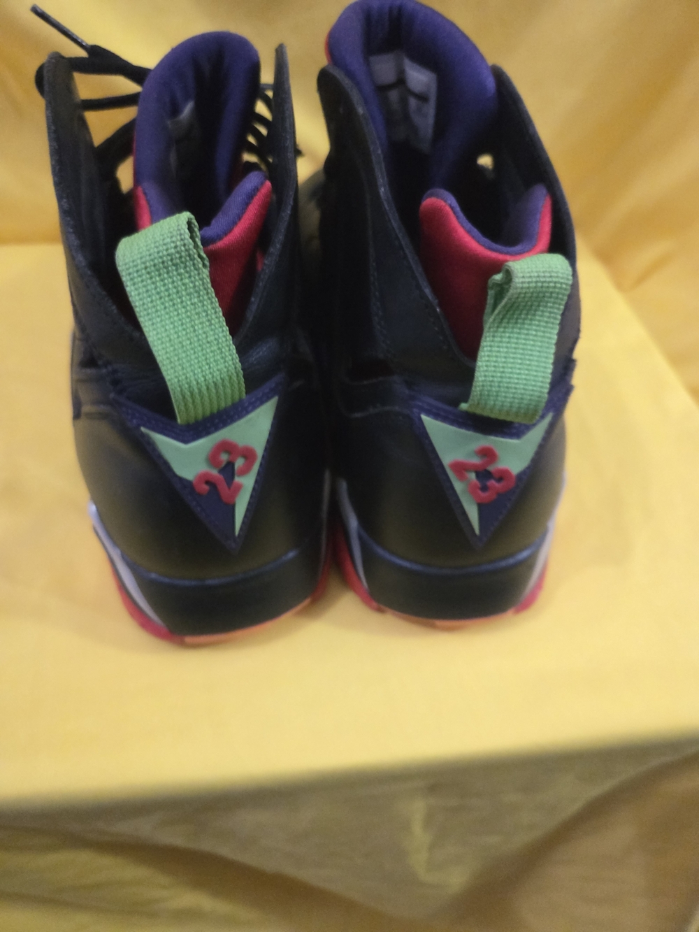 Air Jordan 7 Marvin The Martian Worn/ Not Orginal Box - Picture 5 of 7
